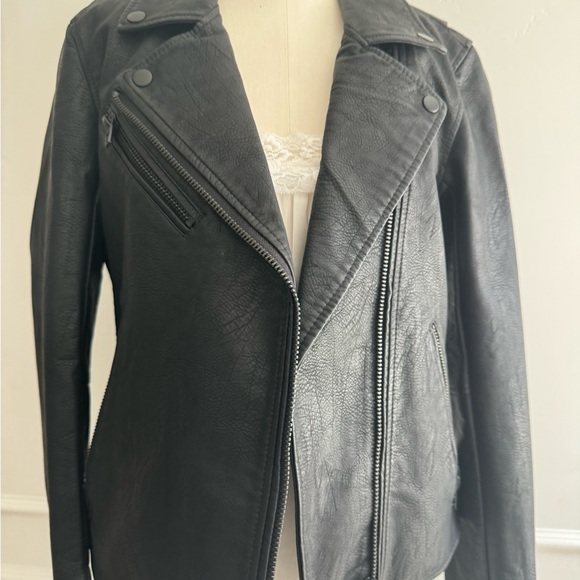 BLANKNYC Anthropologie Black Leather Jacket - Picture 2 of 4